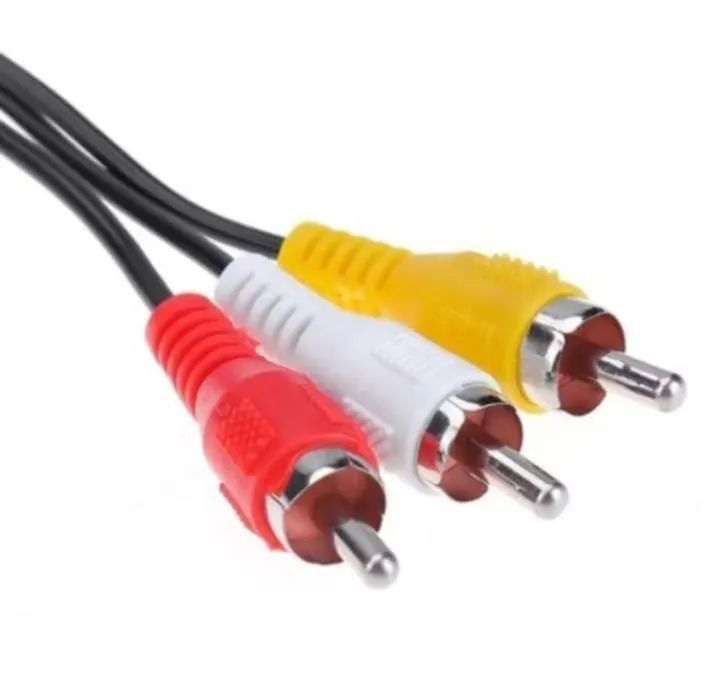 Cabo Av áudio e vídeo RCA para ps1, PS2, PS2. 1,50m - Foto 4