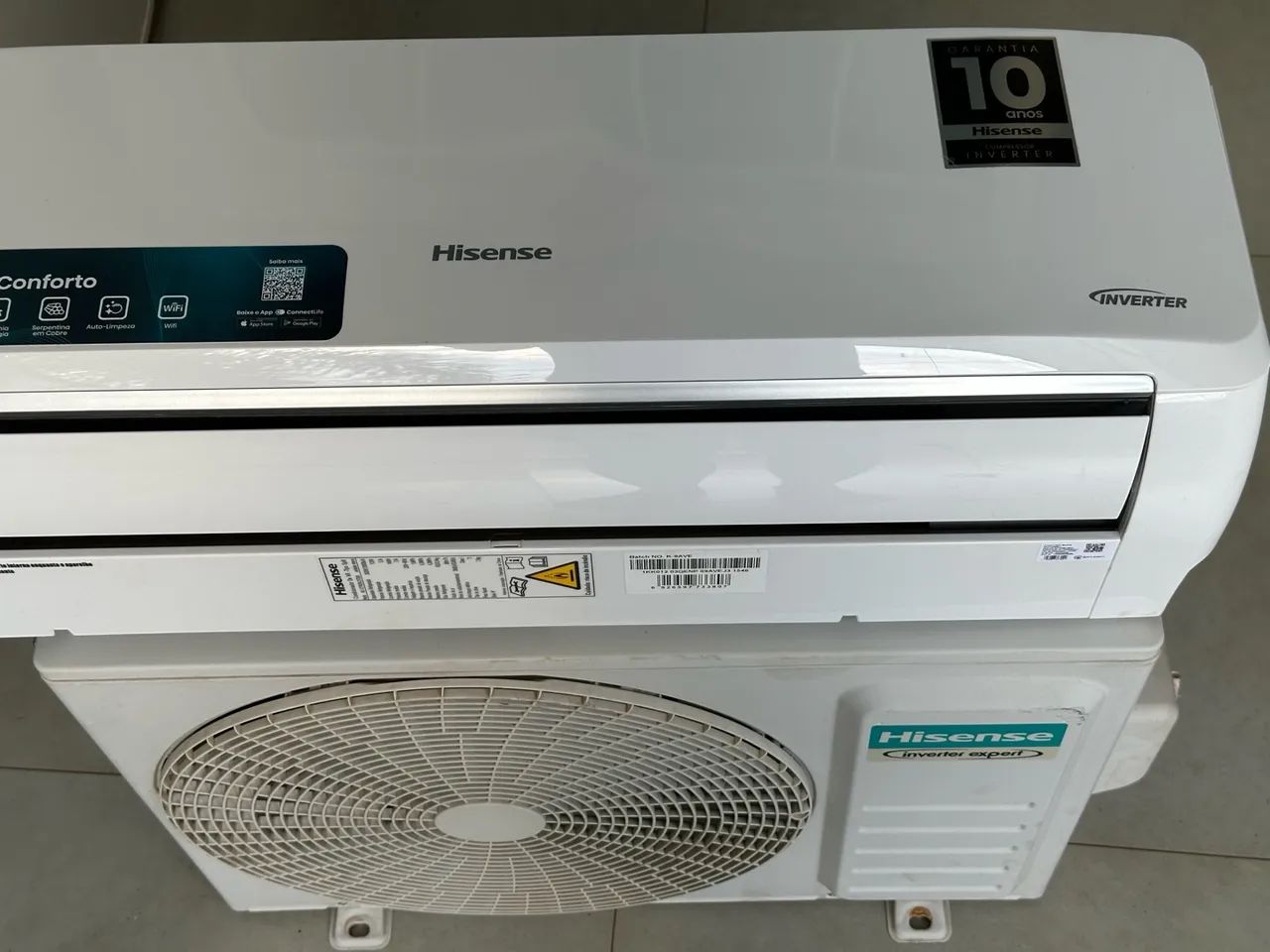 Ar condicionado split Hisense 12000BTUS - Foto 2