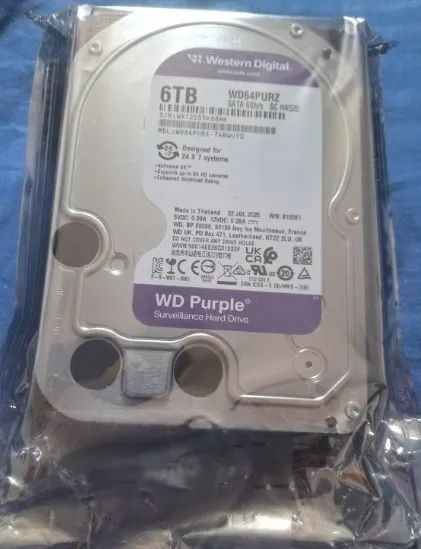 HardDisk HD WD Purple de 6TB 