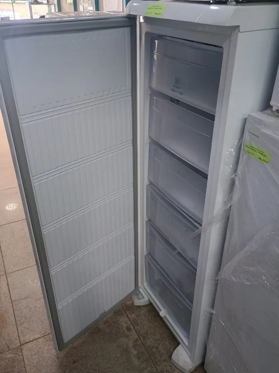 freezer electrolux com 6 gavetas - novo