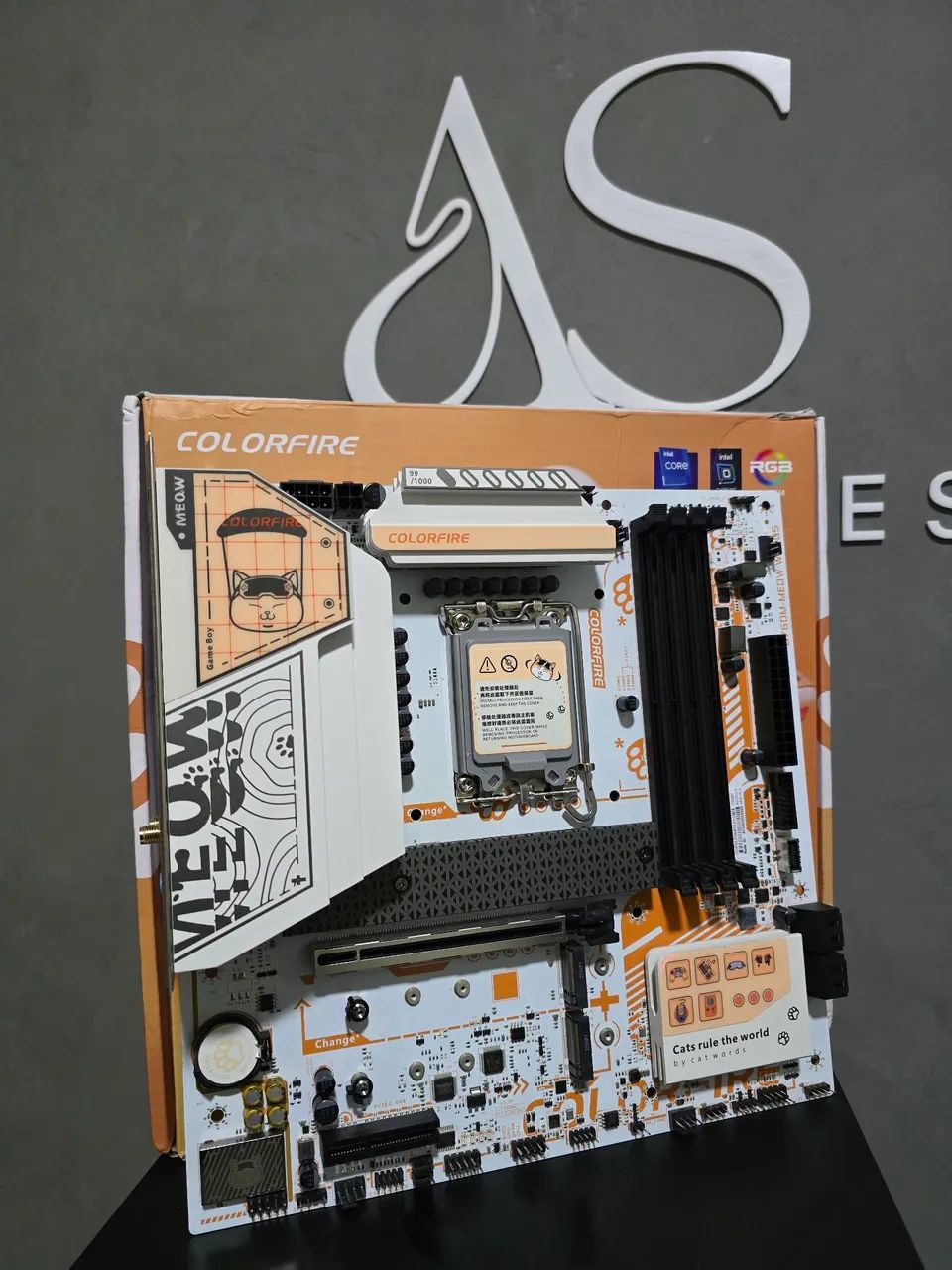 Placa Mãe B760m Colorfire Meow Wi-Fi
