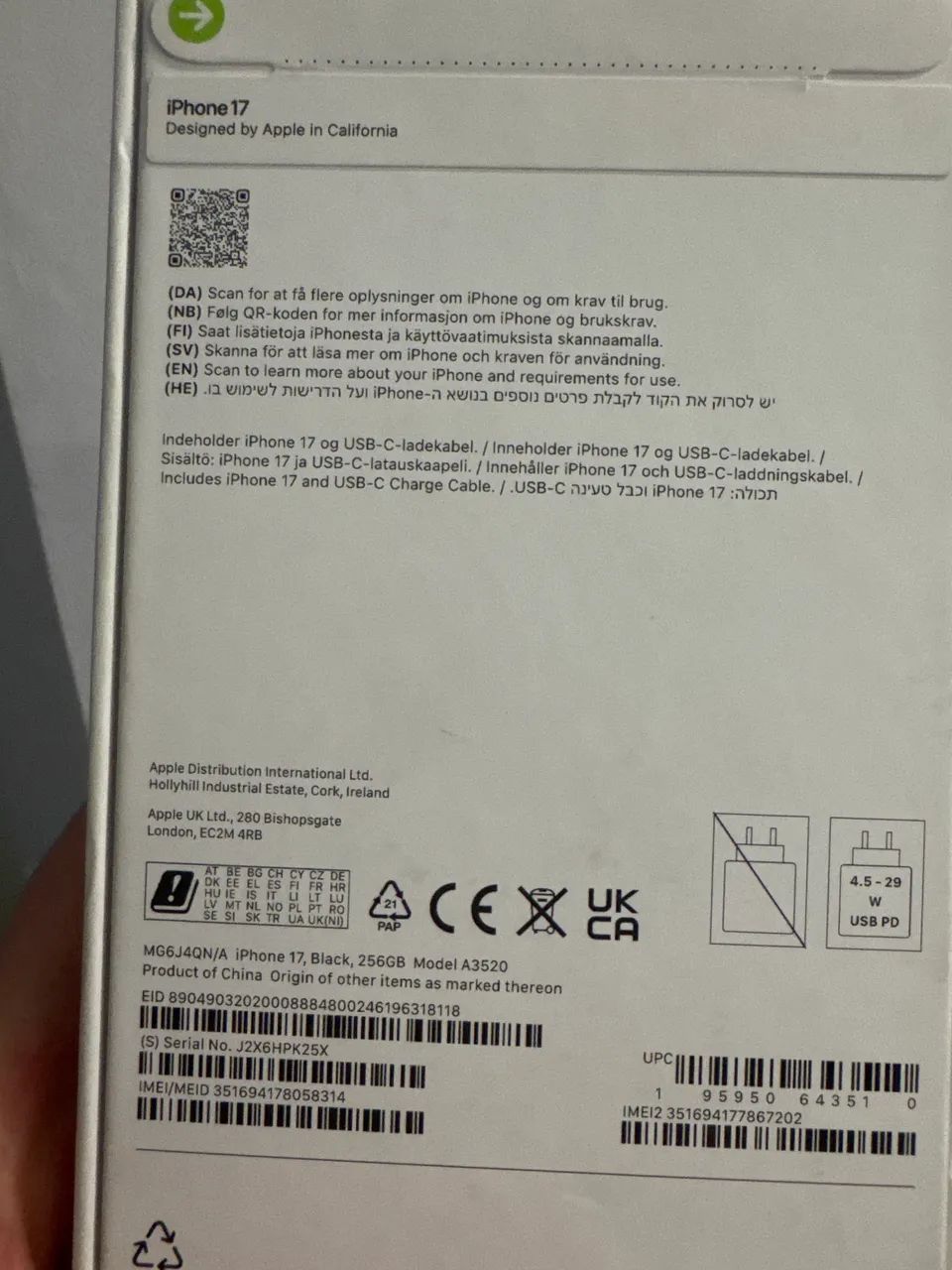 iPhone 17 - 256 - NOVO SEM USO  - Foto 3