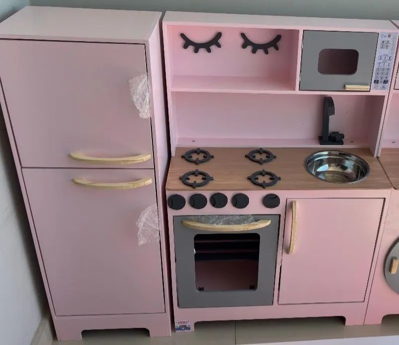 Conjunto cozinha e geladeira infantil  - Foto 5