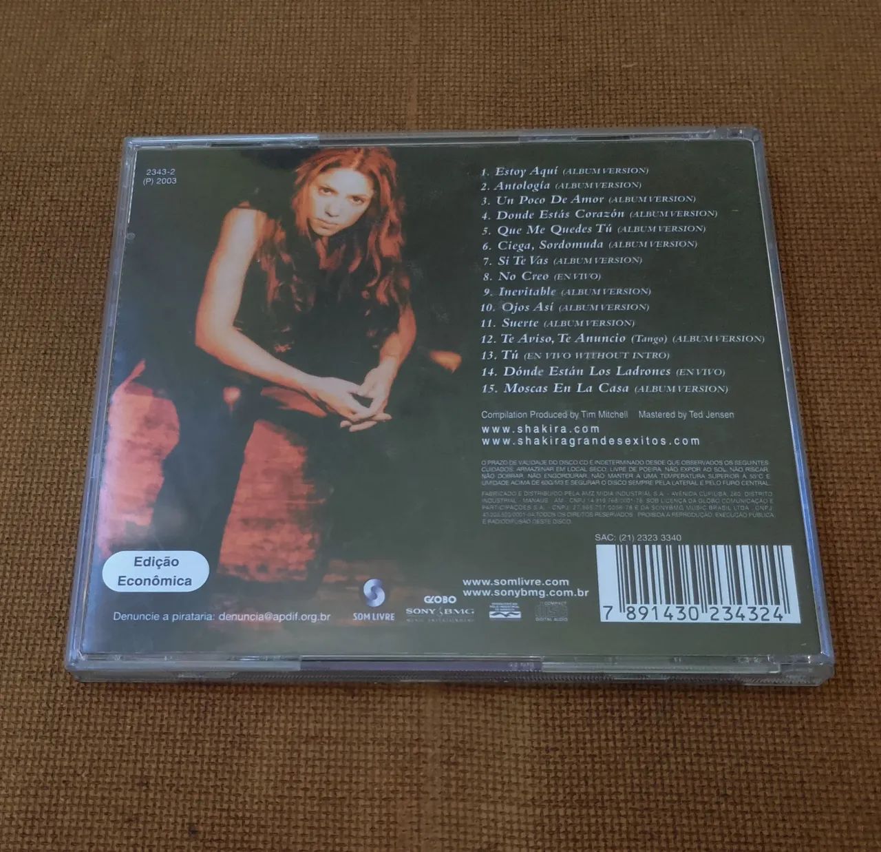 Cd Shakira - Greatest Hits/Nacional/Ótimo estado  - Foto 3