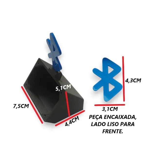 Case Para Placa Decodificadora Bluetooth MP3 Usb FM Music Speakers (Mini) - Foto 4