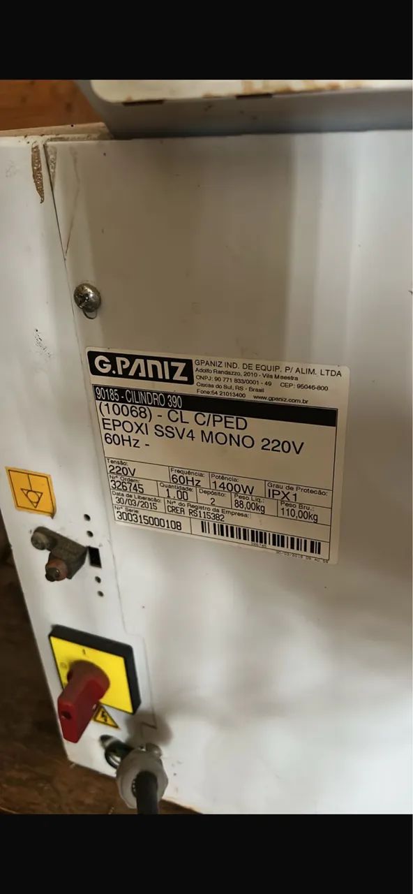Cilindro G paniz CL 390 220v - Foto 3