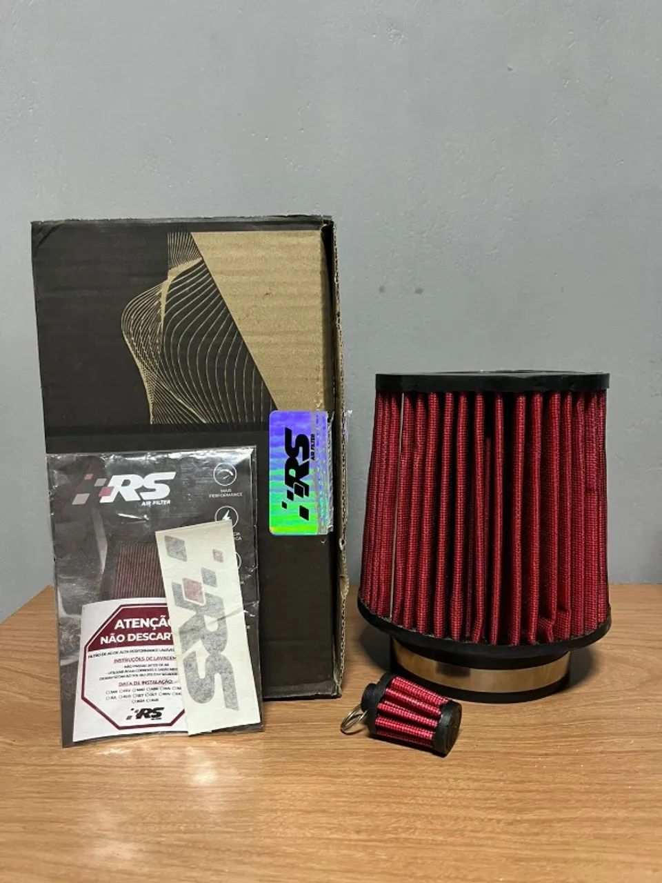 Filtro Ar Esportivo Rs 4 Pol Duplo Fluxo 150mm - Rsp1107