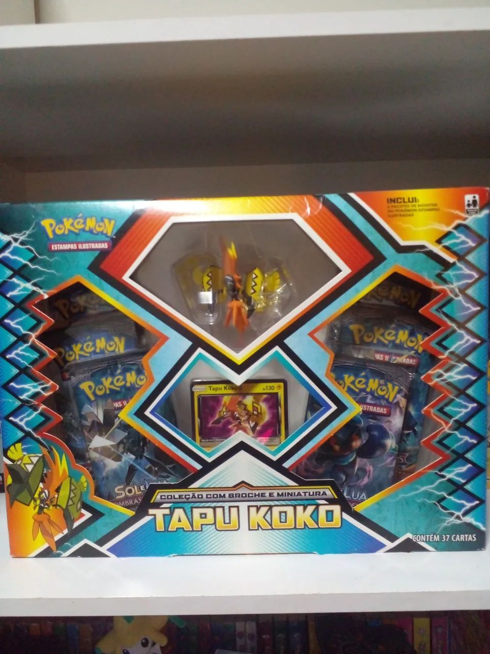 Box Pokémon TCG Sol e Lua Tapu Koko