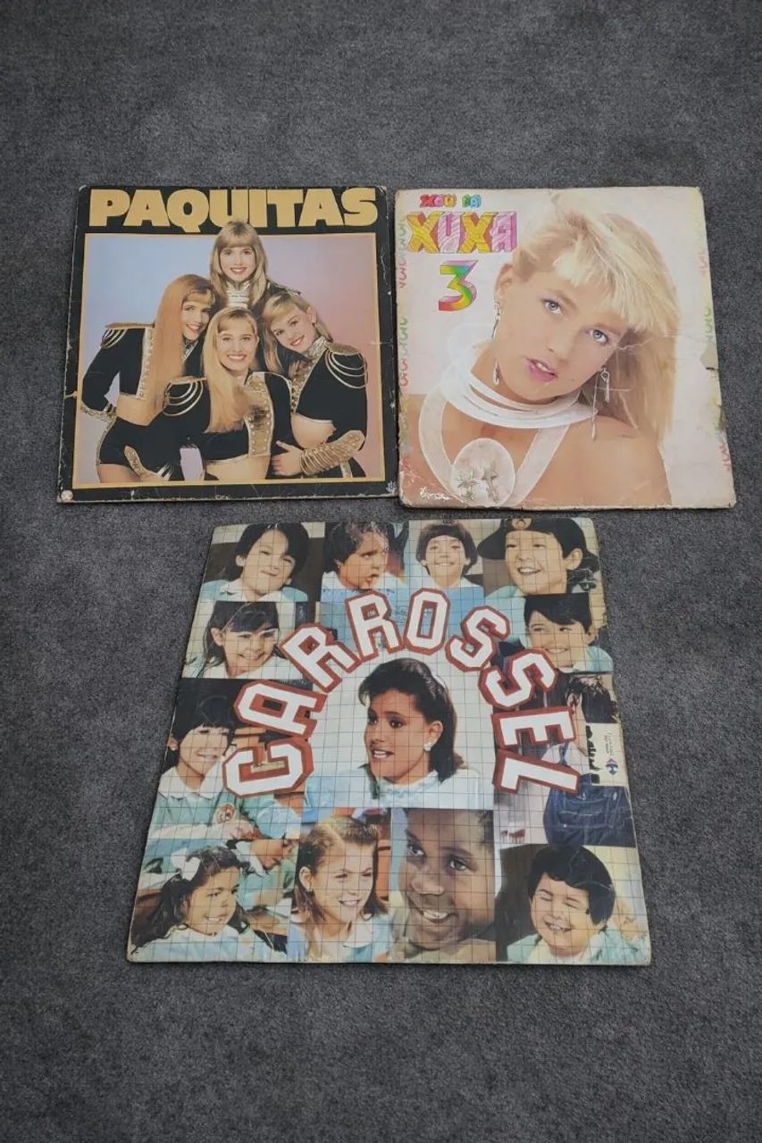 Box discos Xuxa e Carrocel 