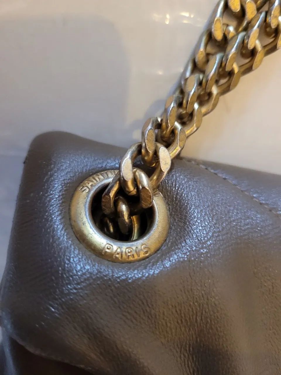 Bolsa de ombro original Saint Laurent Paris - Foto 4