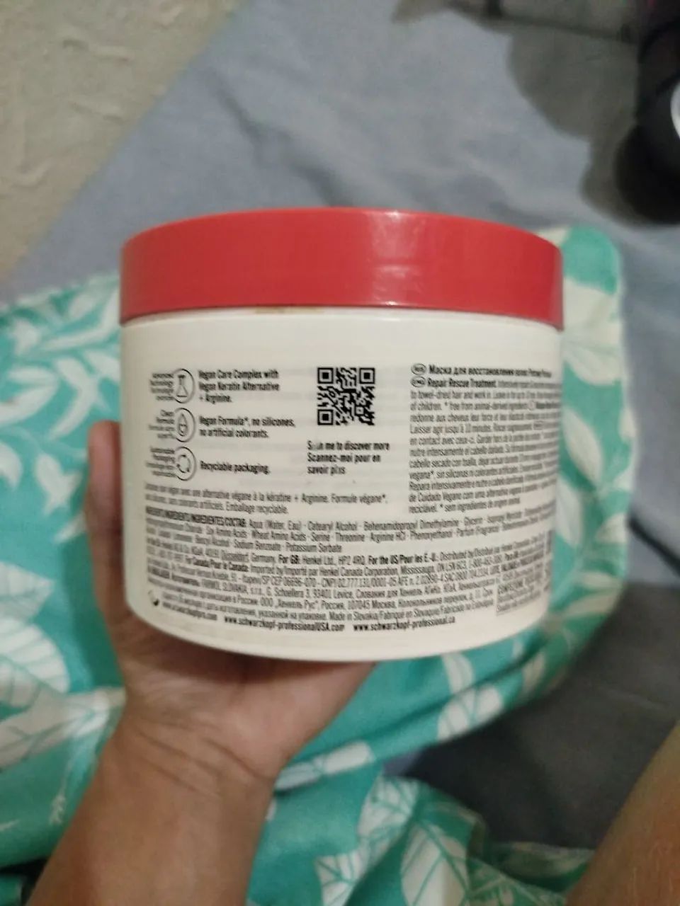 Máscara de Reconstrução,Tratamento ,reparo, Schwarzkopf  - Foto 2