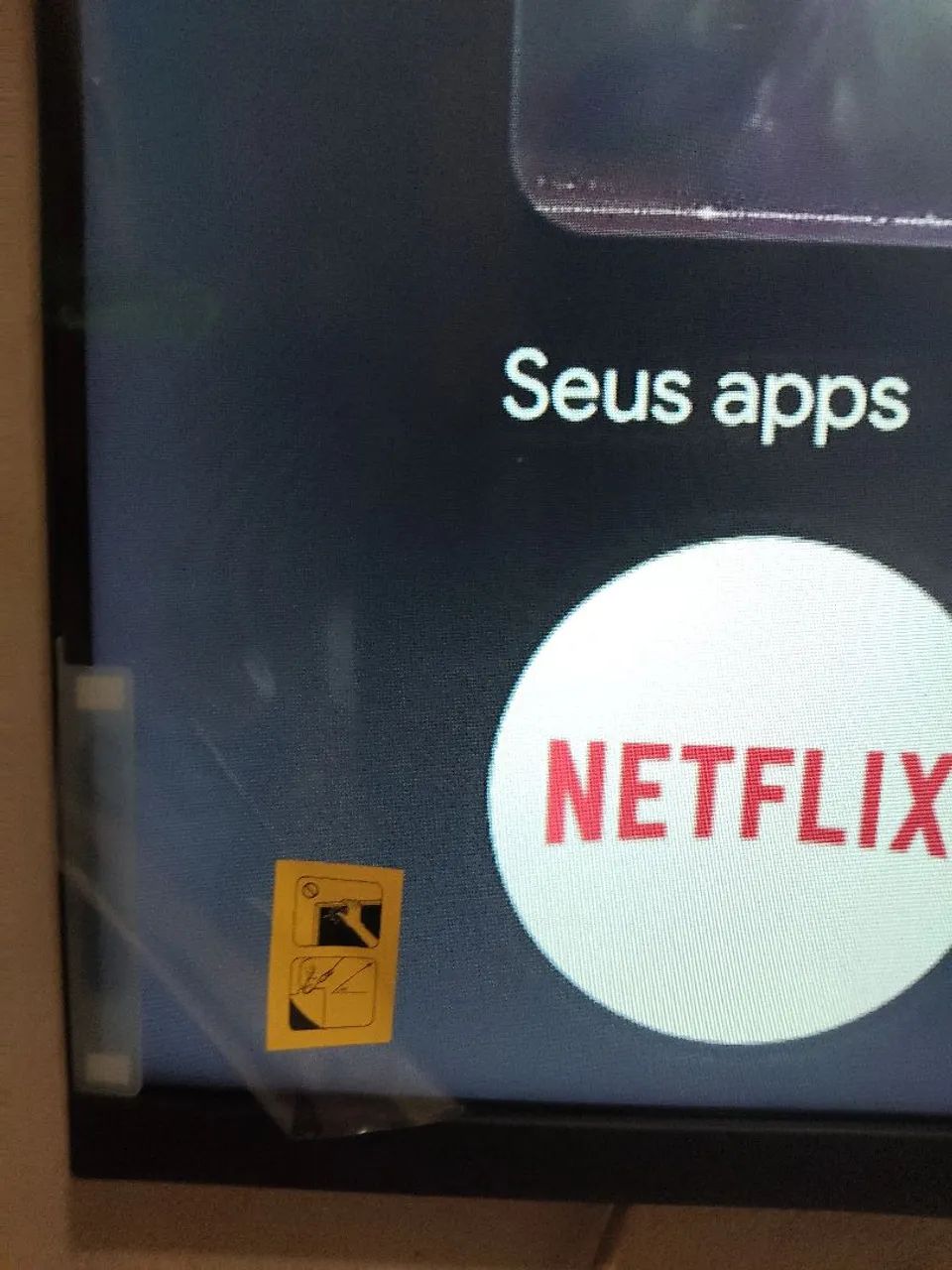 TV 65 polegadas semi nova Philips