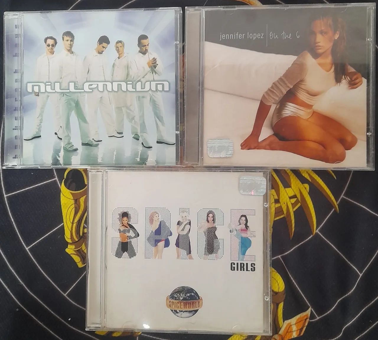 Cds Backstreet Boys,Jennifer Lopez e Spice Girls 