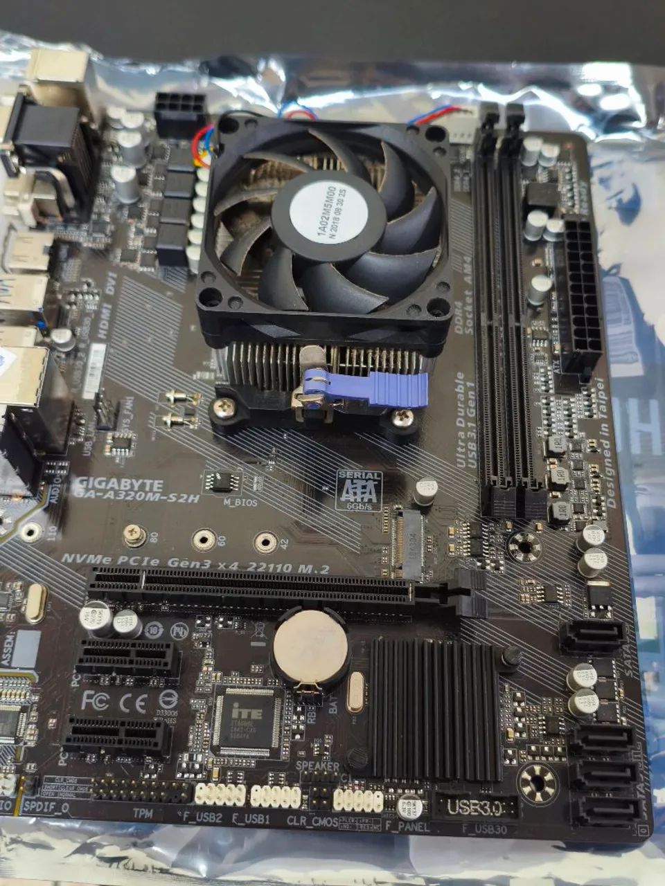 Kit processador, placa mãe, memória e hd - Foto 4