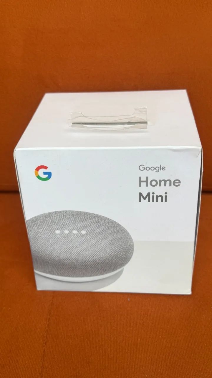 Google Home Mini na caixa