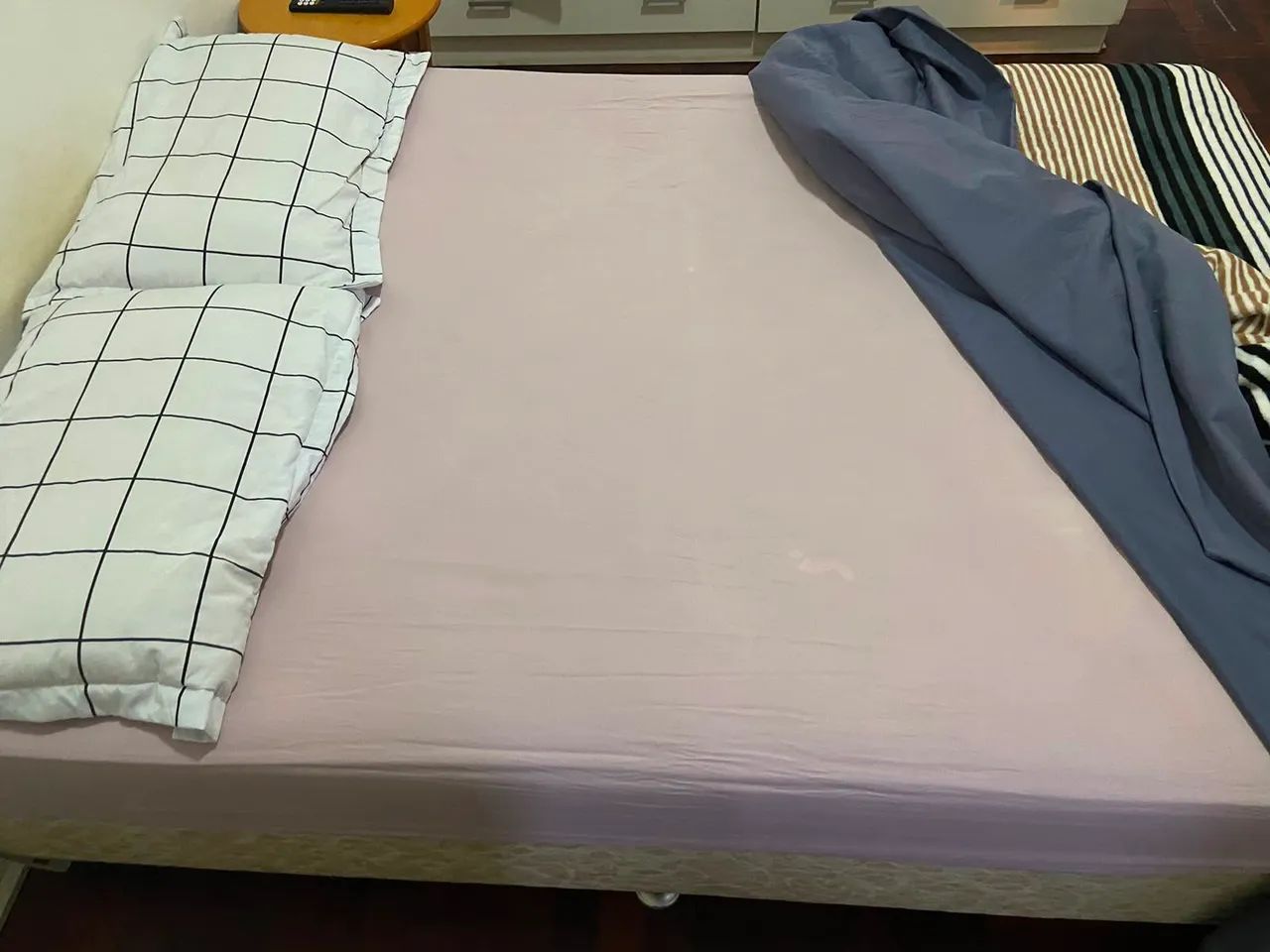 Cama + colchão box casal Ortobom - Foto 2