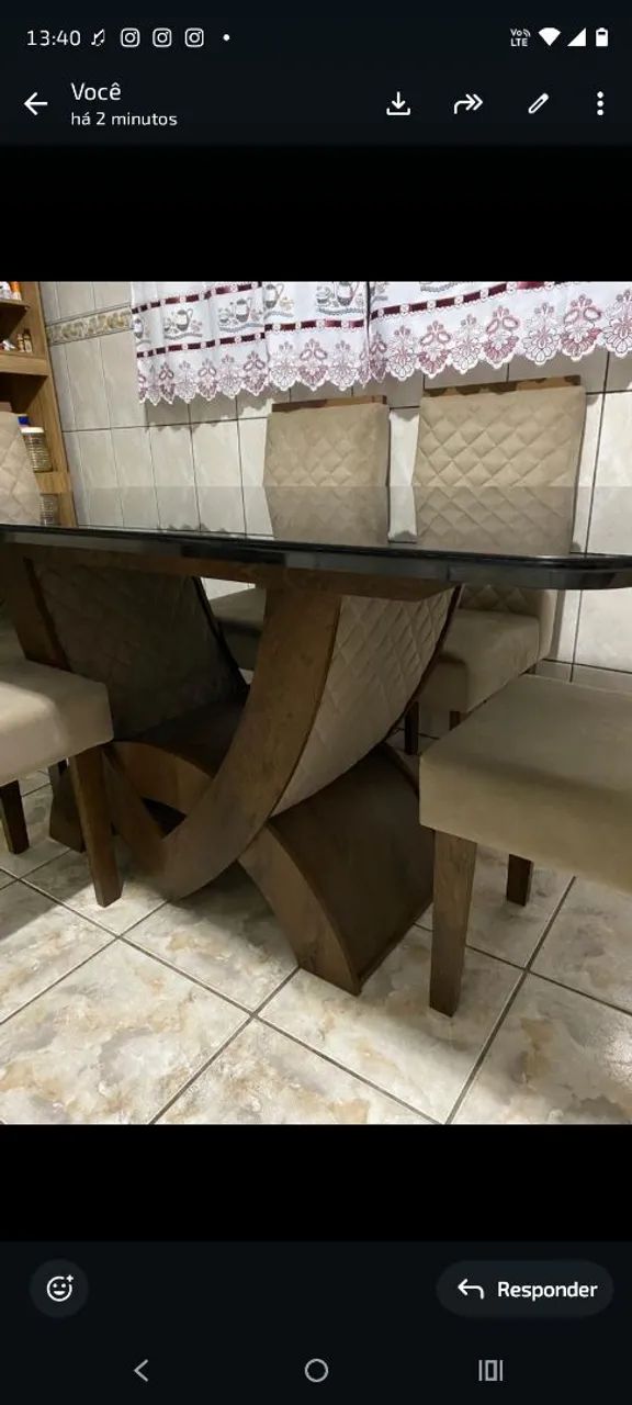 Mesa de 6 cadeiras  - Foto 2