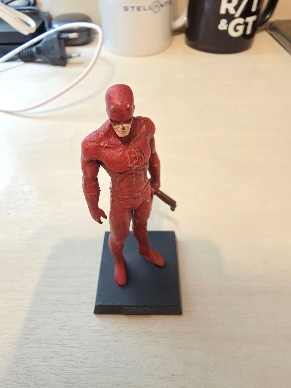 Action Figures Marvel Demolidor #13 e Motoqueiro Fantasma #22 Coleção Eaglemoss