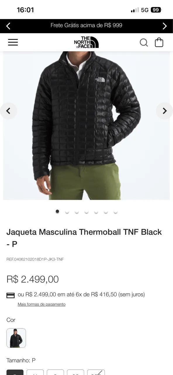 Jaqueta Thermoball The North Face - Foto 3