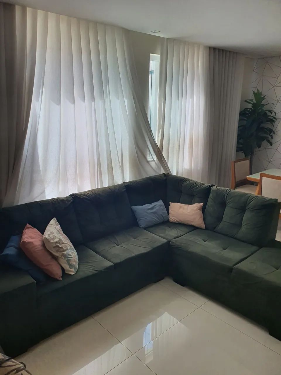 Sofá grande de veludo  - Foto 2