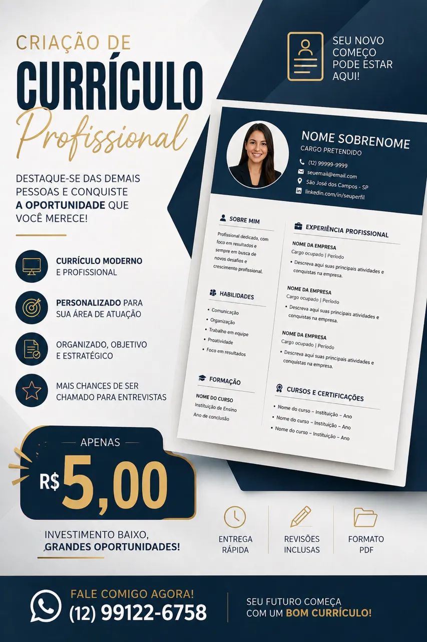 Elaboração de Currículo 