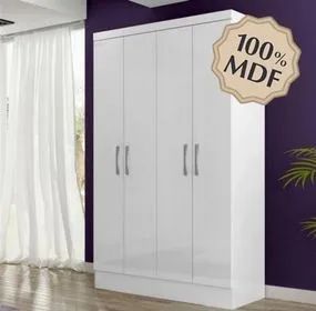 Guarda Roupa 100% MDF com 4 Portas - (Oferta)!