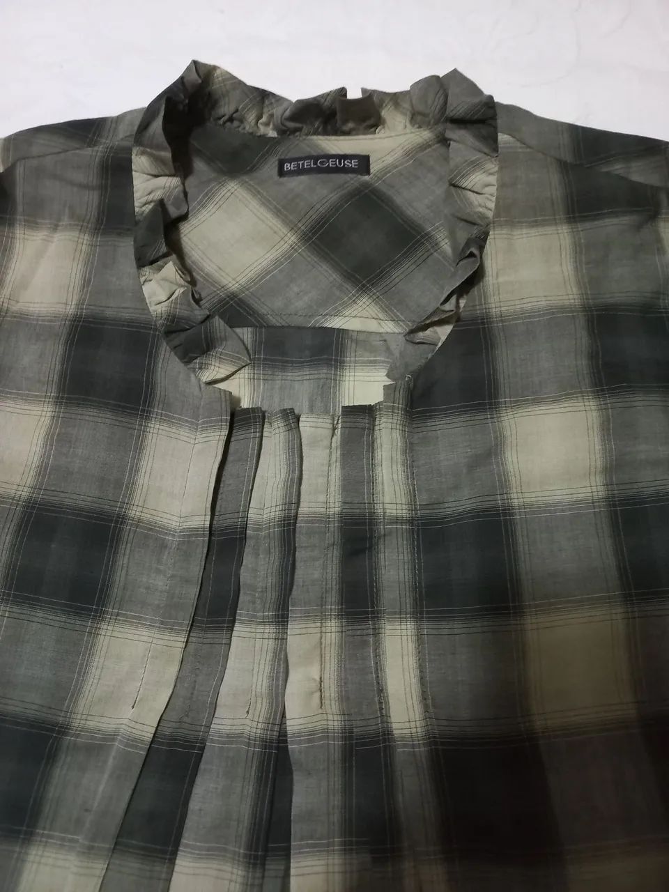 Blusa xadrez feminina - Foto 3