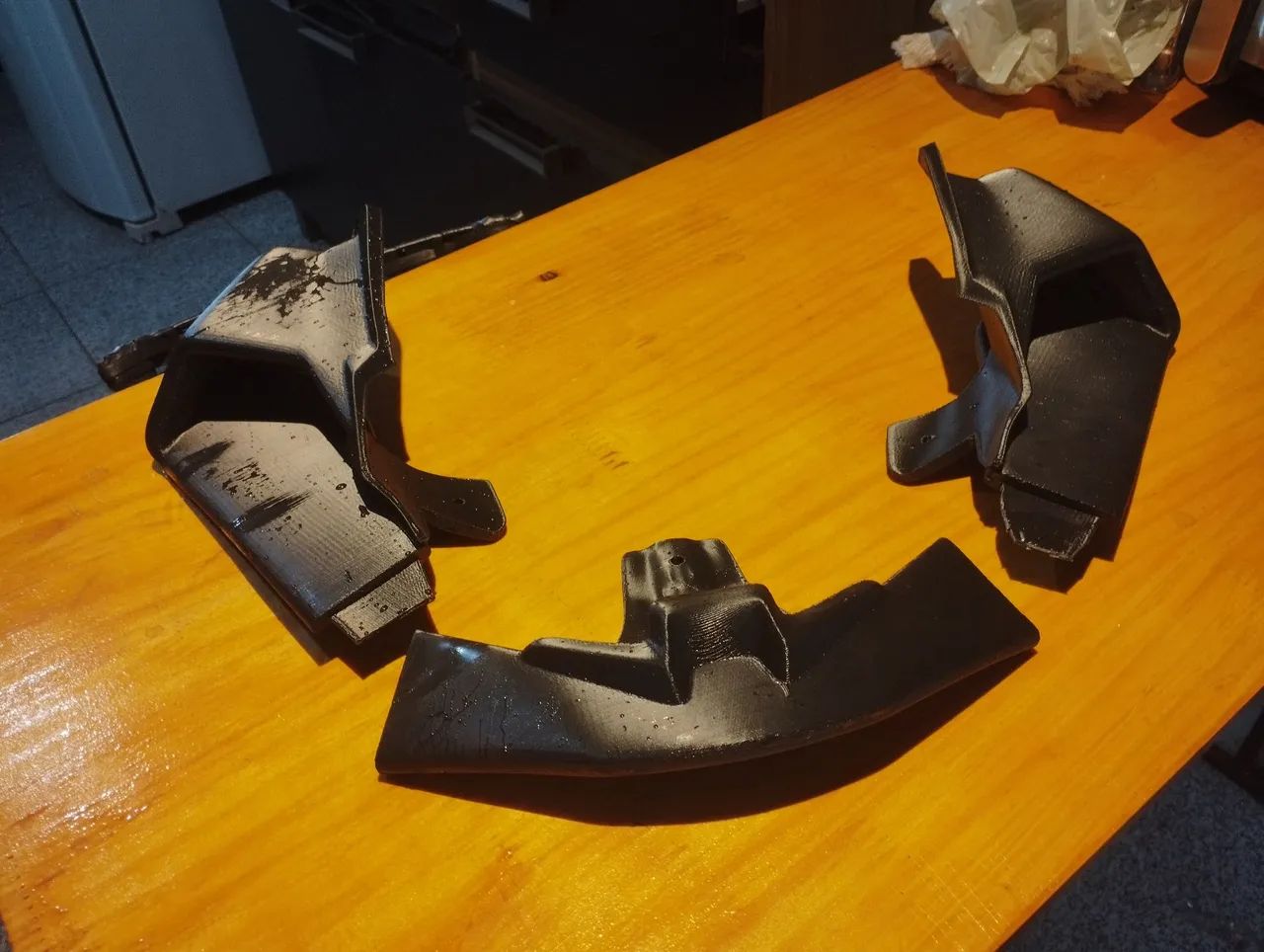 Spoiler frontal para Kawasaki zx6r - Peças para motos - Novo
