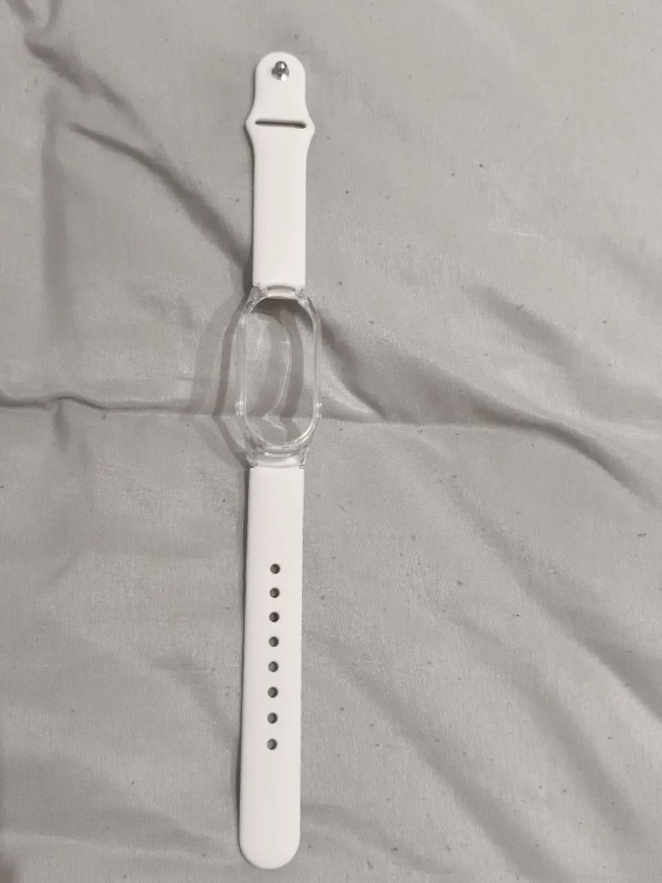 Pulseira para MiBand 9 Off-white silicone