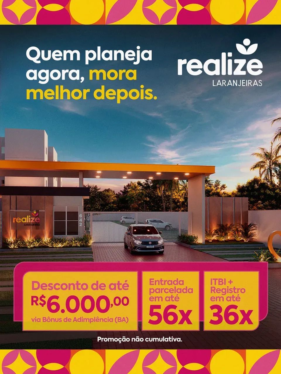 REALIZE LARANJEIRAS/ 2 E 3 QUARTOS