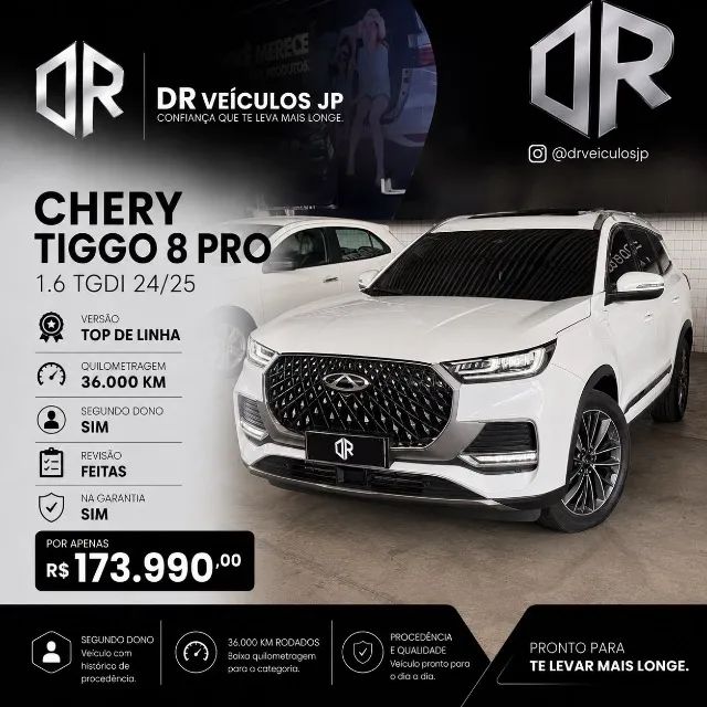Chery Tiggo 8 PRO 1.6 Tgdi Aut. 2025