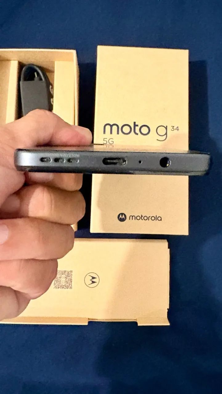 Motorola Moto G34, 5G, 128GB, Preto - Foto 5