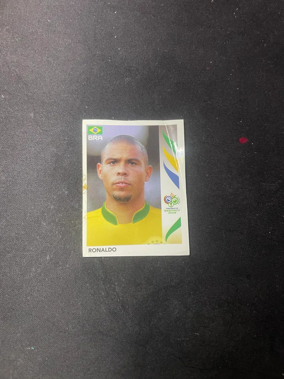 Figurinha Ronaldo da copa de 2006.
