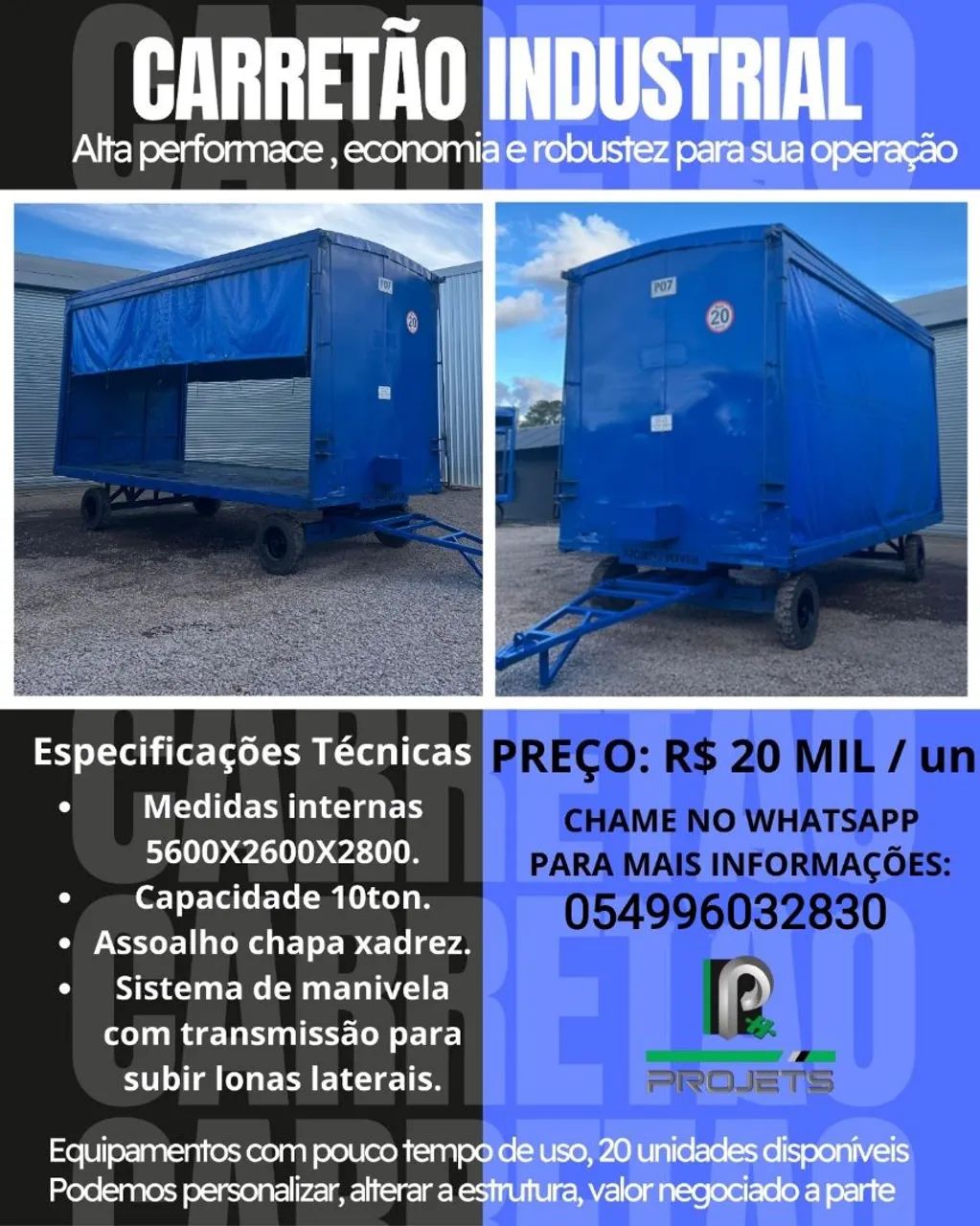 CARRETÃO INDUSTRIAL 