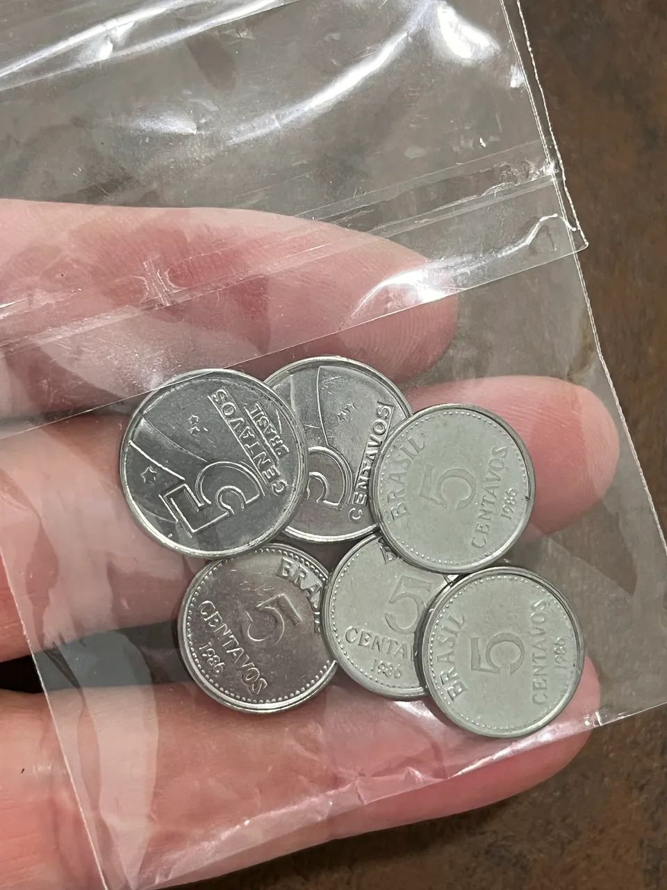Moedas antigas 5 centavos - Foto 4