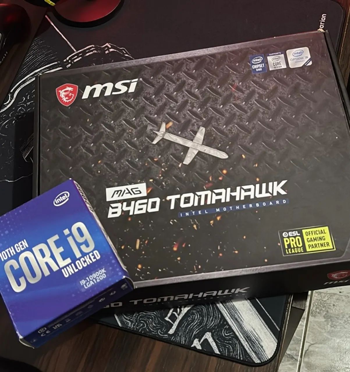 Kit i9 10900k + Placa Mãe MSI MAG B460 TOMAHAWK - Foto 2