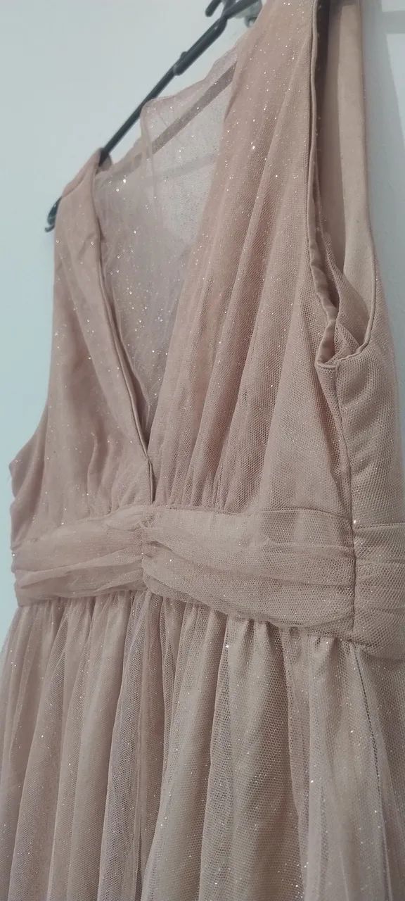 Vestido de madrinha (rosa claro) - Foto 5