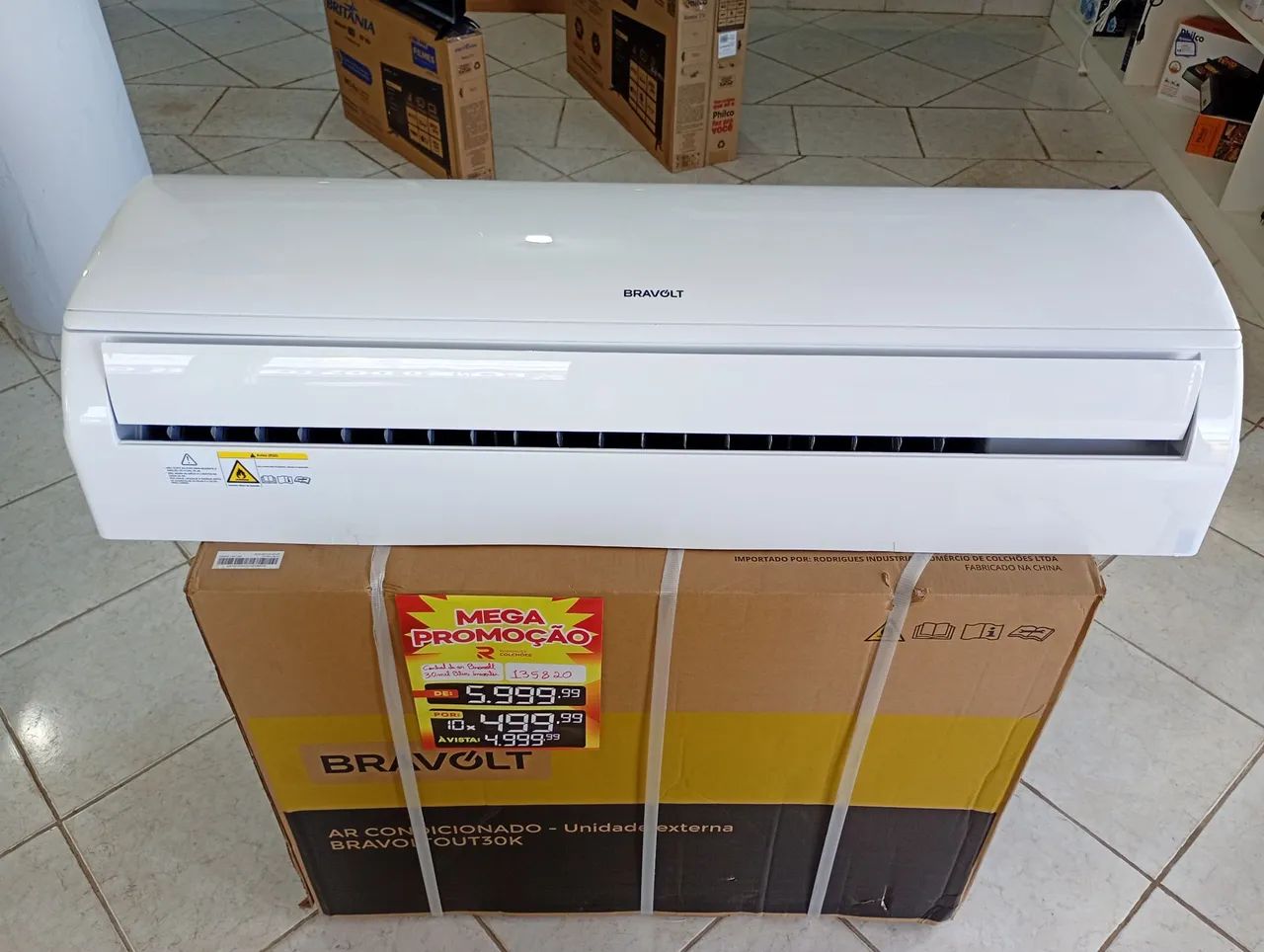 Central de ar Bravolt 30 mil BTUs Inverter 