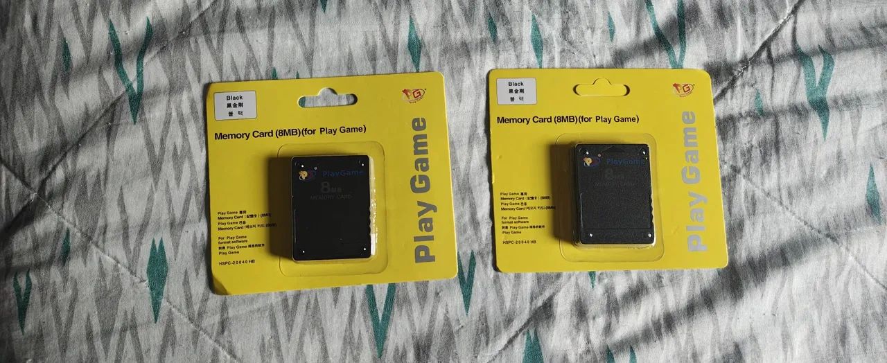 Memory Card PS2 - 2 unidades 