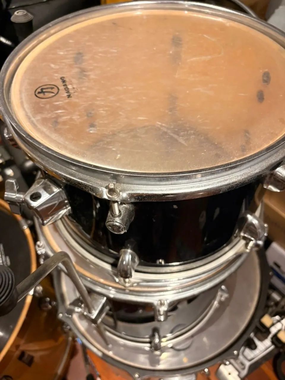 Bateria Tama Rhythm Mate Preta Maravilhosa - Foto 6