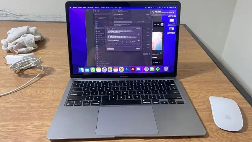 macbook air m1 8gb 512gb ※Magic Mouse付き※ MacBook Air M1 + Combo Apple (Magic Mouse + Teclado) - Completo