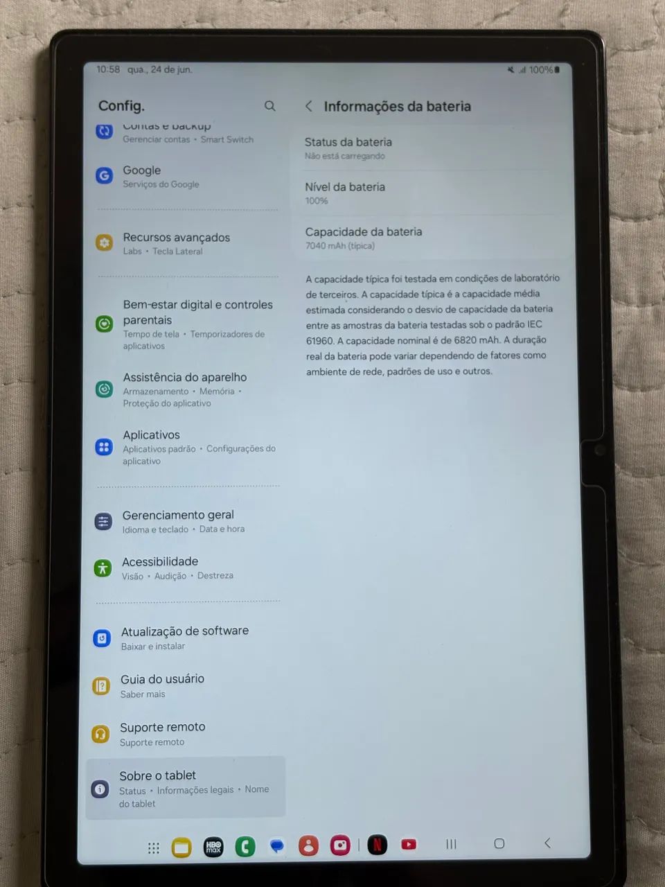 Vendo Tablet Galaxy TAB A8 sem marcas de uso - Foto 3