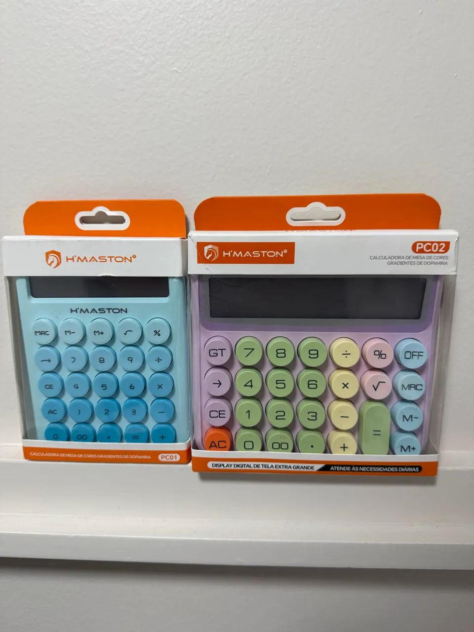 Calculadora colorida  PC 01 $ 45,00 e  PC 02 $ 57,00 - Foto 3