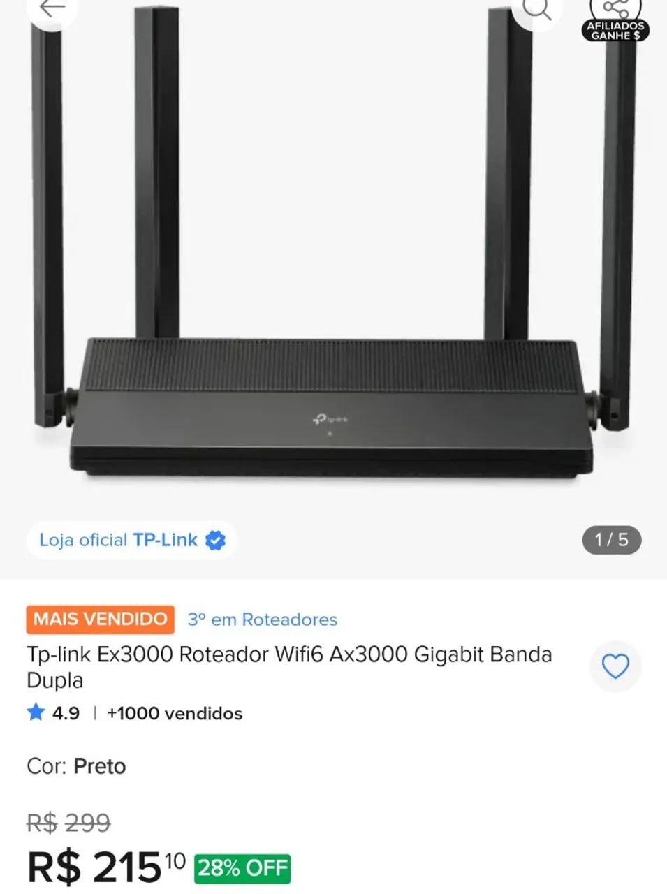 Roteador T-PLink