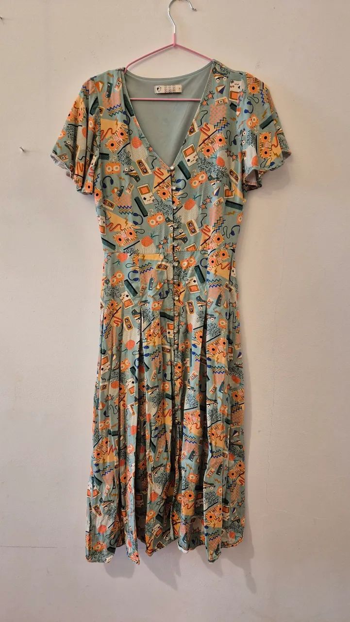 Vestido Antix Midi Rock Estrela I P - Foto 3