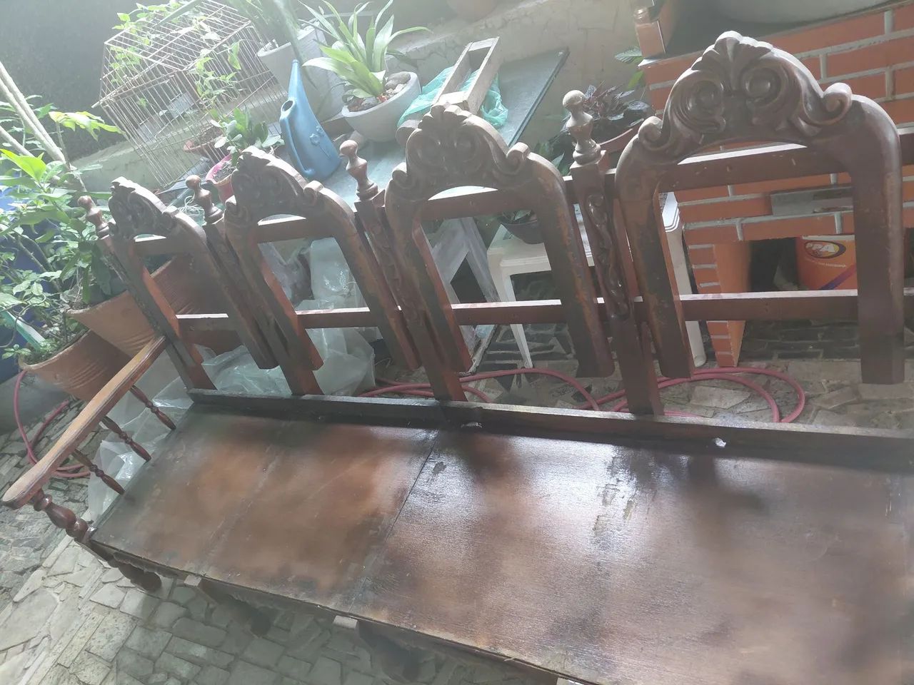 Vende se sofá madeira rústica  - Foto 2