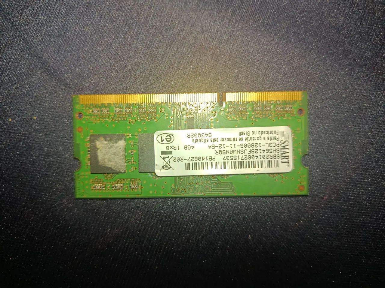 Memória ram 4gb para notebook 