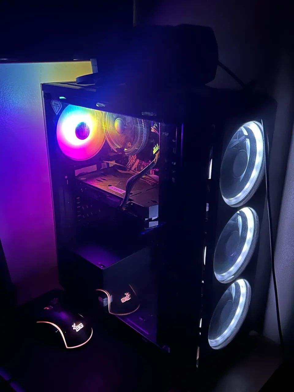 COMPUTADOR/PC GAMER DE ENTRADA (acompanha teclado mecânico, mouse e mouse pad)