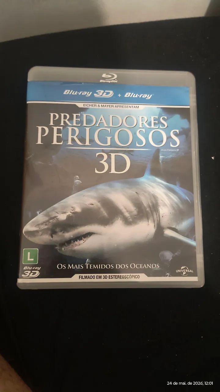 Blu-ray 3D predadores Perigosos ótimo estado 