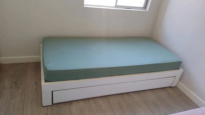 2 Camas de Solteiro 100% MDF - Foto 2